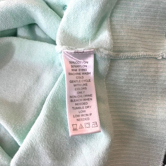 D & Co. Sweater Womens Extra Small Green Cardigan Old Money Grannycore - Picture 10 of 10